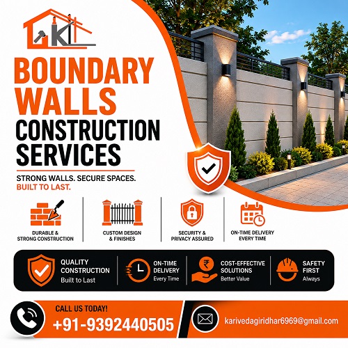 Boundary Walls Construction